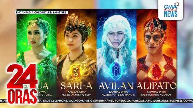 Jay Ortega, Radson Flores, Lexi Gonzales at Elle Villanueva, gaganap ng mga kambal-diwa ng mga brilyante sa Sang'gre | 24 Oras