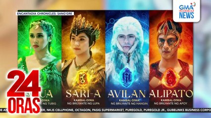 Jay Ortega, Radson Flores, Lexi Gonzales at Elle Villanueva, gaganap ng mga kambal-diwa ng mga brilyante sa "Sang'gre" | 24 Oras