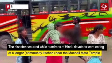 J-K Cloudburst: 22 Dead, Several Missing As Cloudburst Hits Chashoti Near Machail Mata Temple In Kishtwar