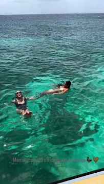 Story Instagram de Laeticia Hallyday à Saint-Barth en août 2025.