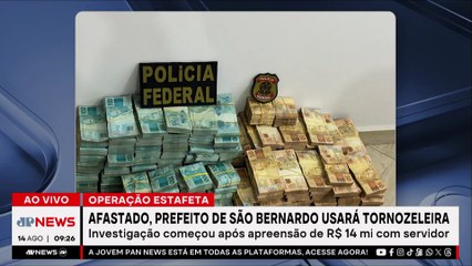 Operação Estafeta: Prefeito de São Bernardo é afastado e usará tornozeleira