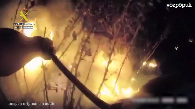 Detenido el presunto autor de seis incendios forestales en Málaga
