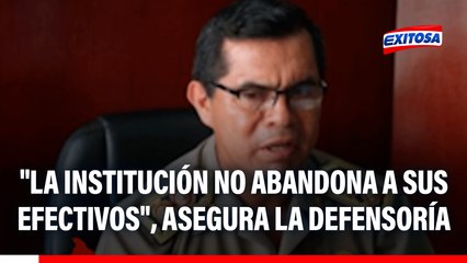 Policía fallece en enfrentamiento en Los Olivos: "La institución no abandona a sus efectivos", asegura la Defensoría