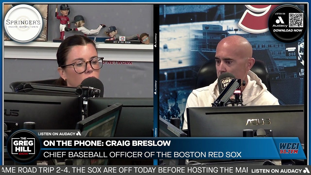 The Greg Hill Show: Craig Breslow on what the Roman Anthony extension means for the Red Sox organization