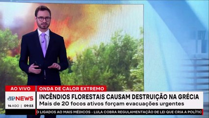Com mais de 20 focos, Grécia tem um dos piores períodos de incêndios