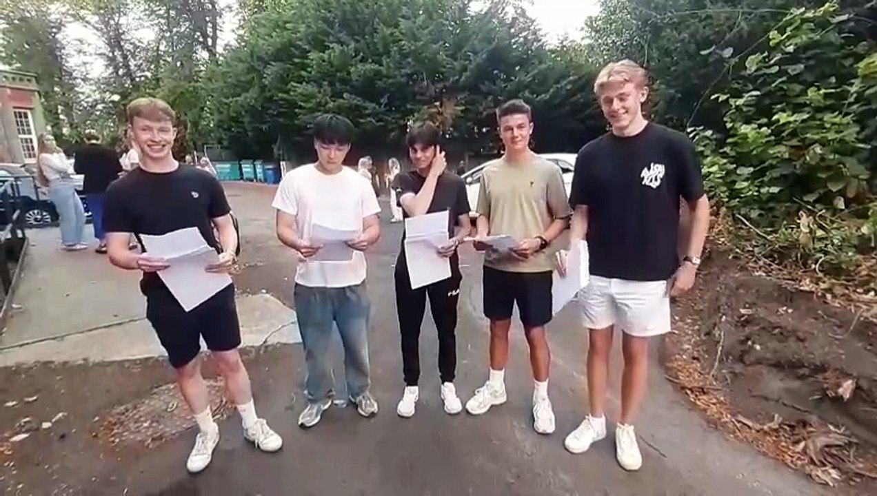 Watch as Maddie is over the moon at securing Oxford place and sixth form celebrates stellar A Level results