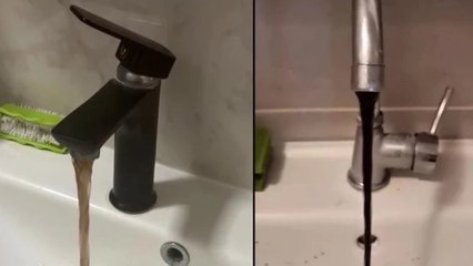 Tekirdağ’da musluklardan kahverengi ve siyah su aktı