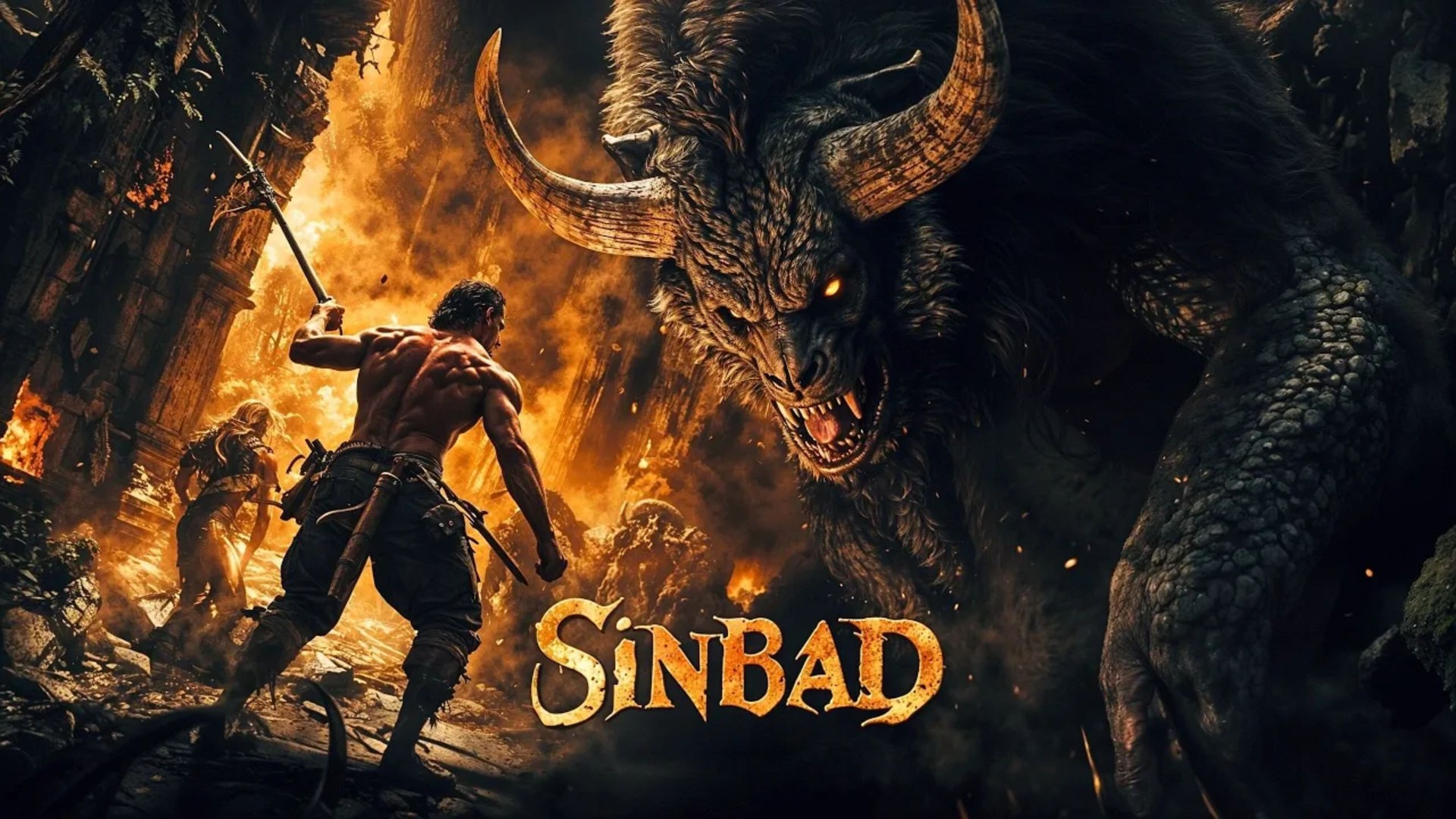 🎬 Best Fantasy Adventure Movie | SINBAD AND THE MINOTAUR | Full Movies in English 4K