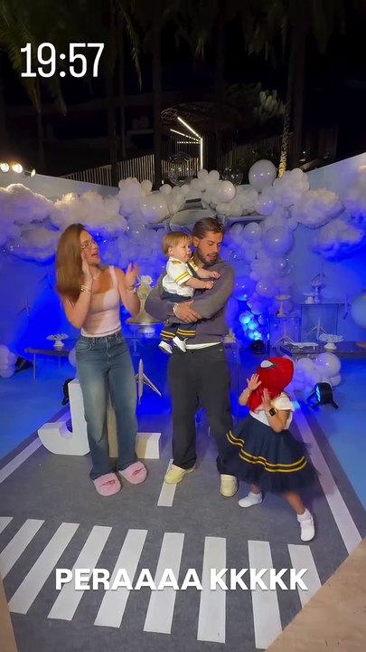 Treta entre filhas de Virginia Fonseca e Zé Felipe chama atenção durante festa do caçula