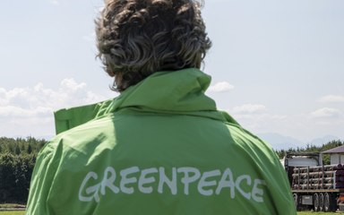 La protesta di Greenpeace: l'opera d'arte rosso sangue di Anish Kapoor sulla piattaforma Shell