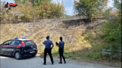 Piromane arrestato a Vergato, il video: «Aveva esploso un petardo e provocato un incendio»