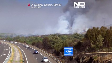NO COMMENT: Así es como las lenguas de fuego devoran miles de hectáreas en España
