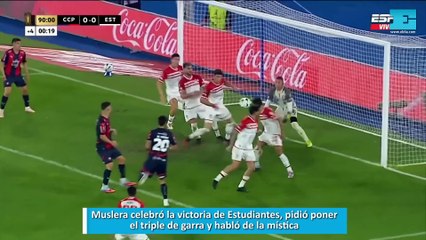 Muslera celebró la victoria de Estudiantes, pidió poner el triple de garra y habló de la mística