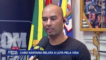 Policial baleado no pescoço relata a luta pela vida