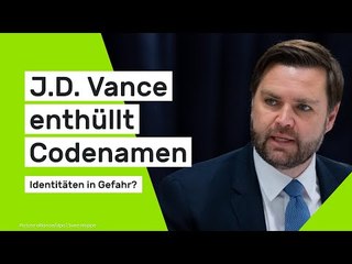 J.D. Vance enthüllt Codenamen - Identitäten in Gefahr?