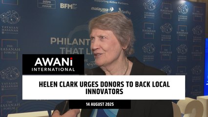 Helen Clark urges donors to back local innovators