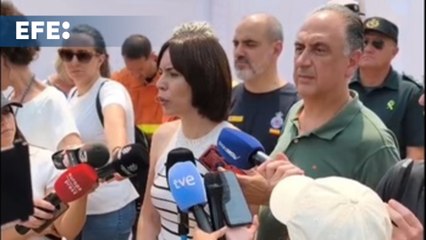Morant asegura la coordinación entre Gobierno y la C. Valenciana en el incendio de Teresa