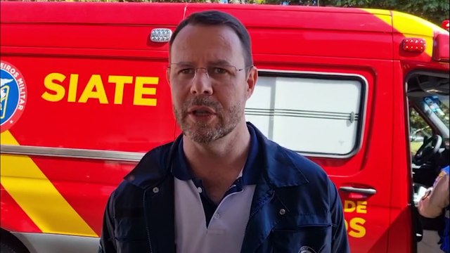 Não oferece risco à vida, lesões moderadas , afirma médico sobre motociclista socorrido no Centro