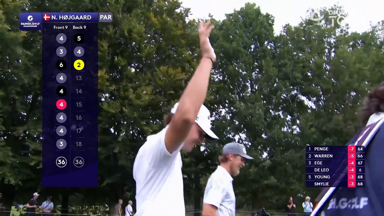 Los dos eagles imposibles del danés Nicolai Højgaard en el Danish Golf Championship