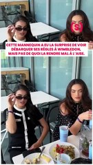 Alors qu’elle assistait au célèbre championnat so chic de Wimbledon, la mannequin Brooks Nader n’ava