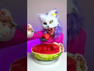 Watermelon Taste Test… Cat Edition! 🍉🐾 #shorts #viral