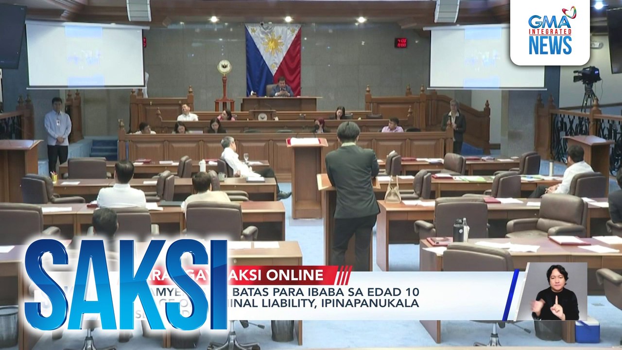 Pag-amyenda sa batas para ibaba sa edad 10 ang age of criminal liability, ipinapanukala ni Sen. Padilla | Saksi