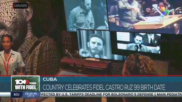 Cuba celebrates Fidel Castro Ruz 99 birth date