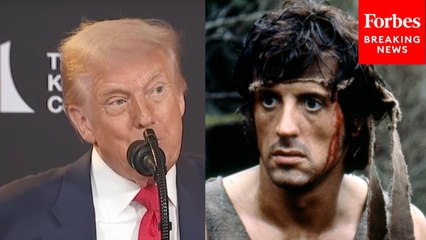'Phenomenal': Trump Recounts Seeing Rambo For The First Time As He Honors Sylvester Stallone