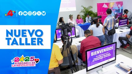 🖌🎬 Nicaragua da inicio a taller profesional de creación de personajes animados