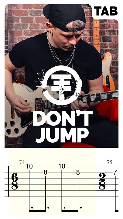 Tokio Hotel - Don't Jump (Guitar Tab)