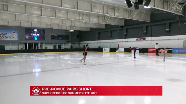 Pre-Novice Pairs Short - Rink 8 Skate Canada Rink - 2025 BC/YT Section Super Series Summer Skate