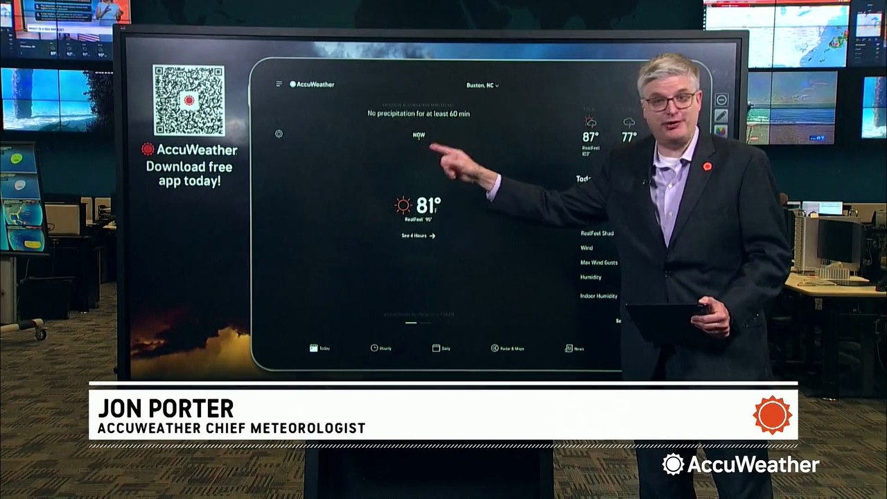 Keeping track on hurricanes with the free AccuWeather app