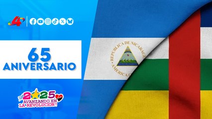 🇳🇮🤝🇨🇫 Nicaragua felicita a la República Centroafricana en su 65° aniversario de independencia