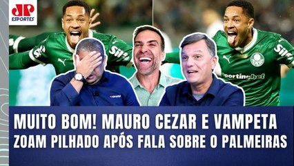 KKKKKK! "OLHA, DEPOIS DISSO AÍ QUE VOCÊ FALOU do Palmeiras...." Mauro Cezar e Vampeta "ZOAM" Pilhado
