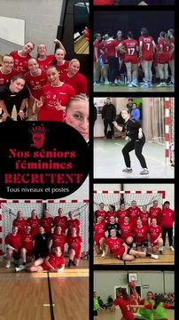 Nos Séniors Féminines recrutent pour la saison 2025-2026