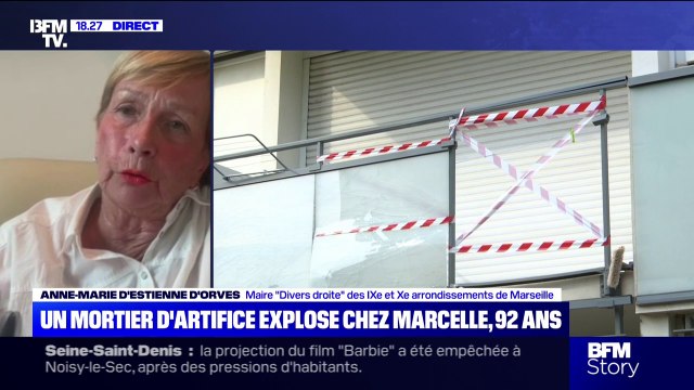 Mortier d'artifice à Marseille: La situation est angoissante , affirme Anne-Marie d'Estienne d'Orves, maire Divers droite des IXe et Xe arrondissements de Marseille