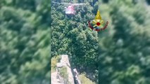 Bloccato sulla ferrata Barranco del Dolo, salvato 78enne