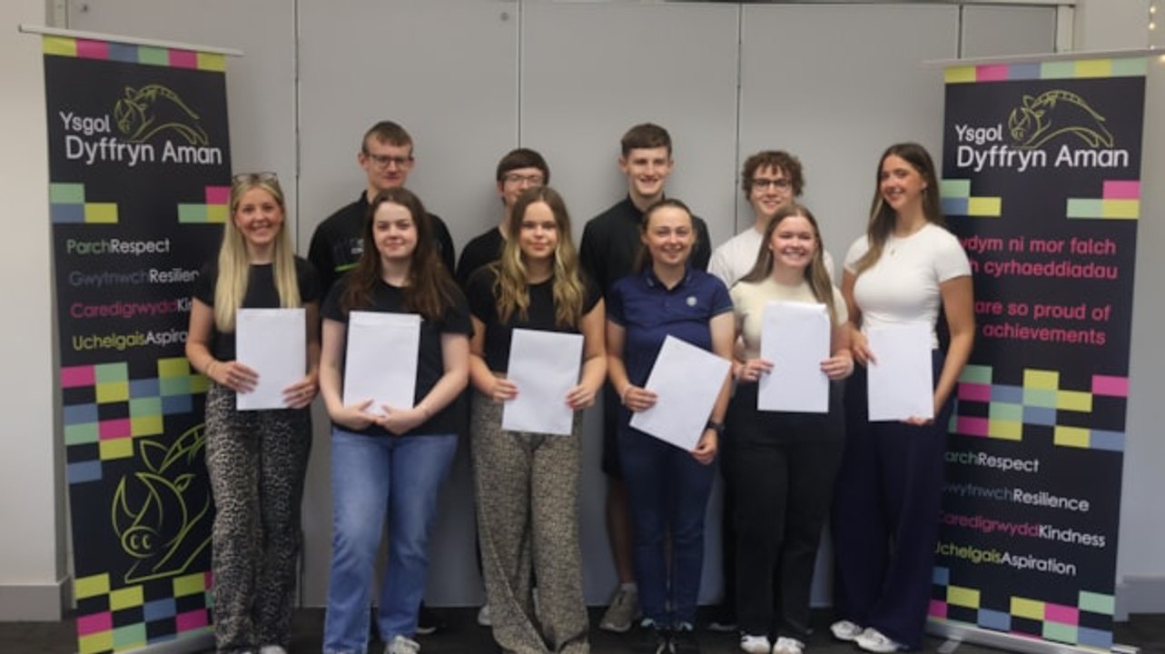 Carmarthenshire’s A Level and AS students celebrate results