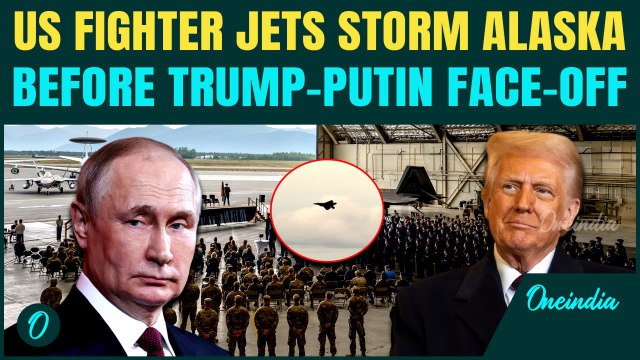 Putin-Trump Alaska Summit THREATENED By Security Breach? U.S Fighter Jets ROAR Over Alaska Base