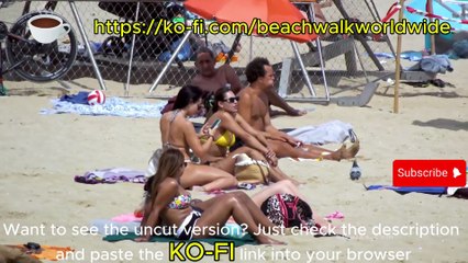 Barcelona Beach Walk 14 AUGUST 2025 SUMMER HOT DAY