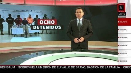 Detienen a ocho y aseguran 16 armas en operativo contra narcomenudeo en Playa del Carmen