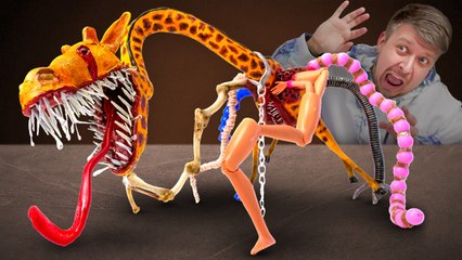 🦒*DIY Level 100* 🚨 We Turned a GIANT Giraffe Into a ZOOCHOSIS MONSTER!