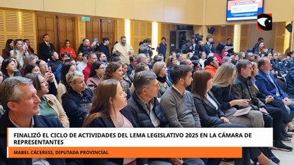 Finalizó el ciclo de actividades del lema legislativo 2025 en la Cámara de Representantes