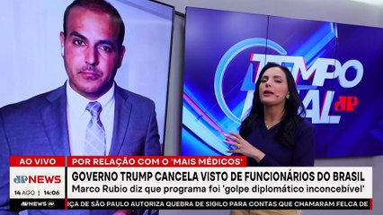 Trump cancela visto de funcionários brasileiros | TEMPO REAL