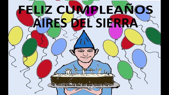 Felicitación cumpleaños Aires del Sierra