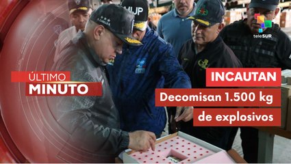Venezuela incauta nuevo arsenal de explosivos en el estado Anzoátegui