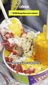 Monchi Elotes: esquites gigantes en Iztapalapa