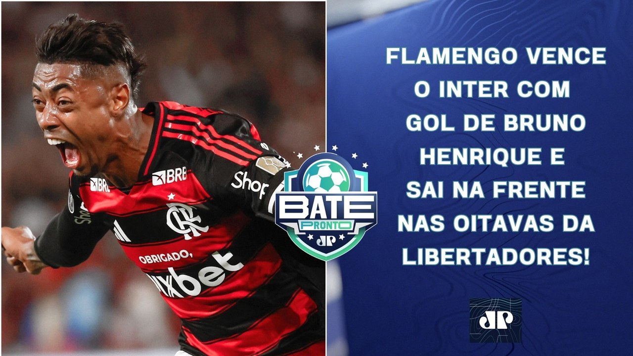 Flamengo VENCE o Inter e ABRE VANTAGEM na Libertadores; Palmeiras JOGA HOJE! | BATE-PRONTO