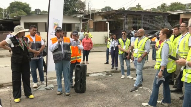 Empresas interesas en contrato de recolección de basura realizan recorrido en San Miguelito
