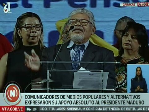 Medios Alternativos y Comunitarios rechazaron de forma contundente amenazas imperialistas